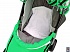 Санки-коляска Snow Galaxy City-1-1, дизайн - Совушки на зелёном, на больших надувных колёсах с сумкой и варежками  - миниатюра №9